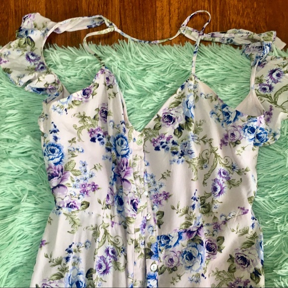 Forever 21 floral pastel formal maxi - Picture 2 of 2